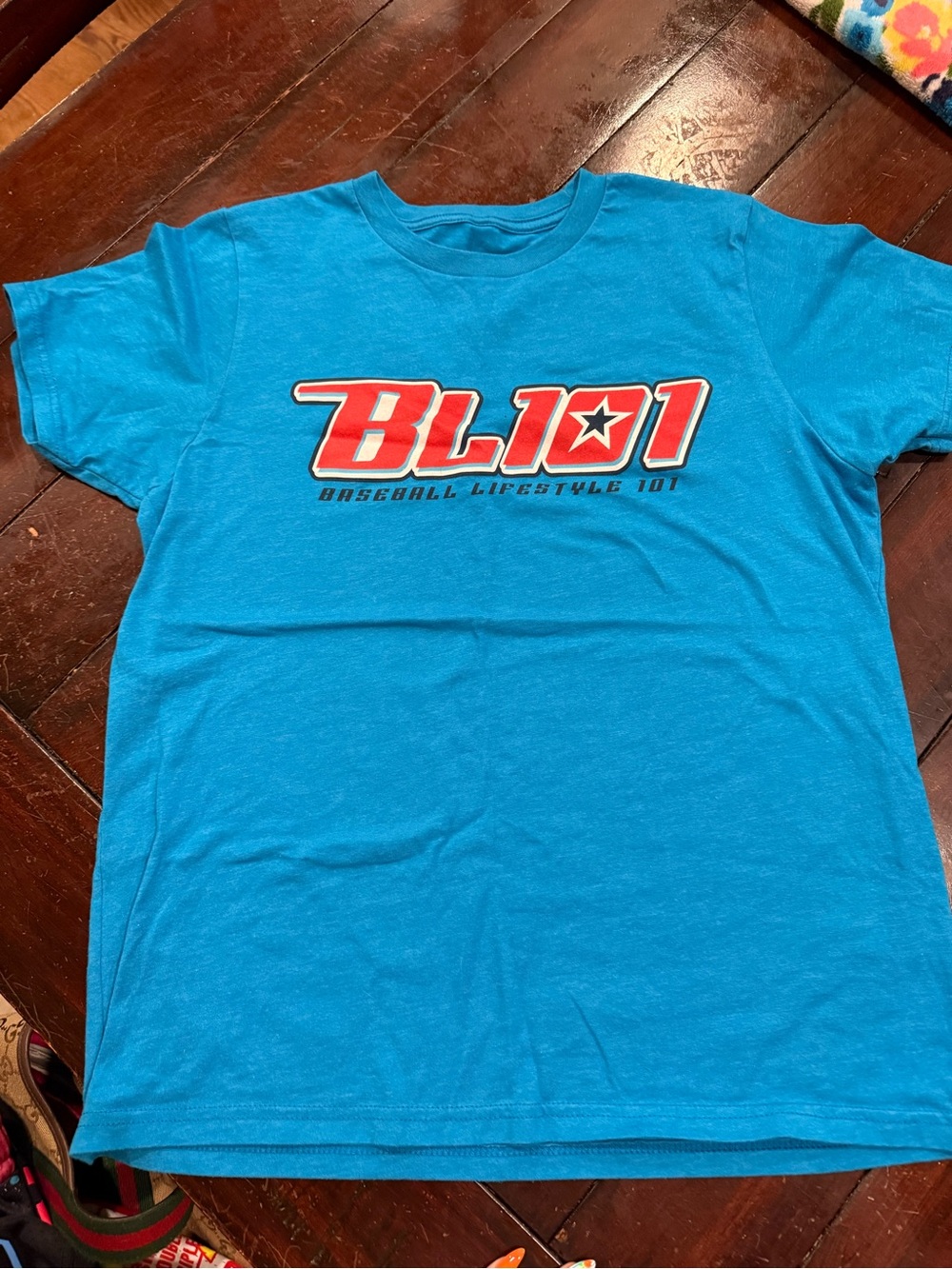 BL101 Kids' Short Sleeve Tee in Bright Teal